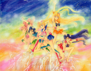 Title page art for Pretty Guardian Sailor Moon chapter 15
